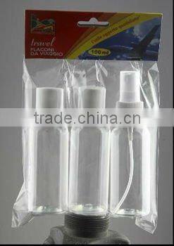 plastic 75ml PET bottle/cosmetic bottle for travl kit