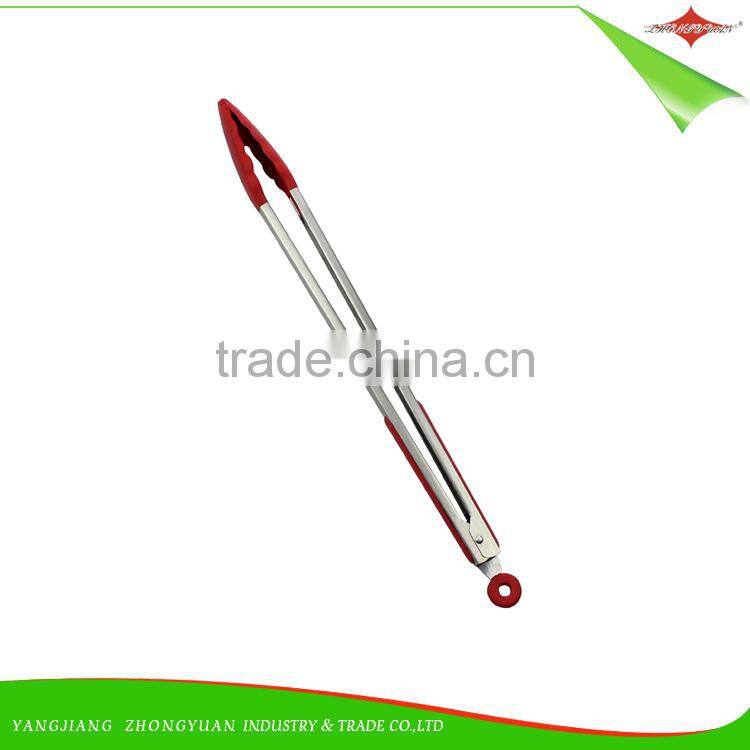 ZY-H2019 kitchen accessory barbecue silicone food barbecue tong