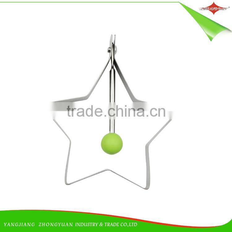 ZY-F1410 good quality star shape egg poacher egg pancake ring