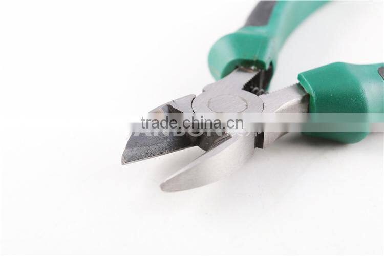 Plastic handle American oblique nose pliers 6"