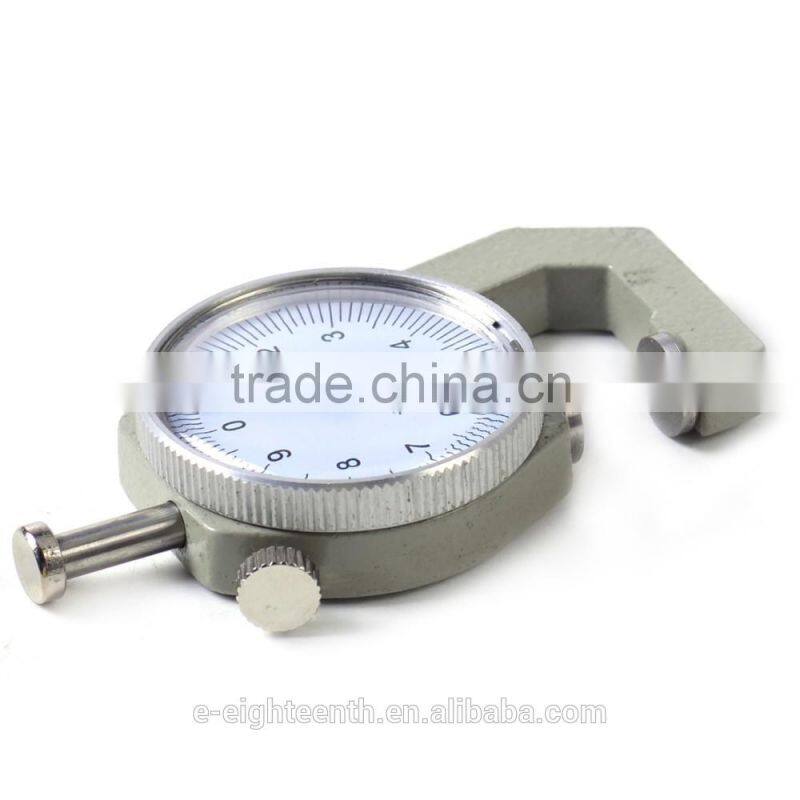 2017 Thickness 0-10 mm Round Dial Gauge Tester Measure Tool Craft Pocket For Jewelry Leather Metal Sheets Paper Thin Film Wire