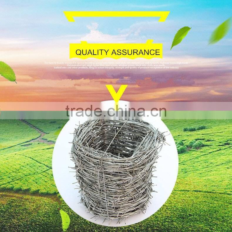 china supplier galvanized stainless steel barbed wire