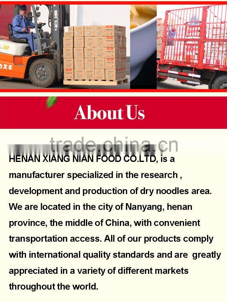 Xiang Nian Brand Wholesale Instant Noodles 2mm Ramen Yangchun Noodle