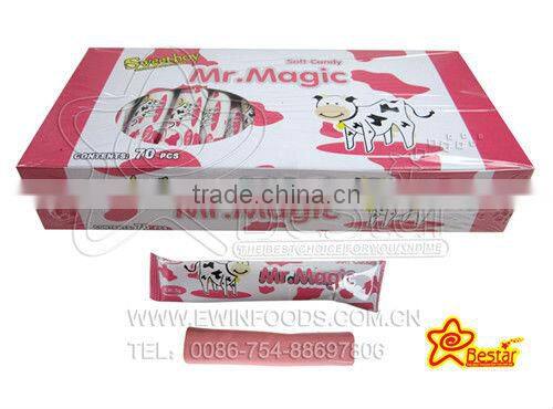 Milk Flavor Chewing Candy Jar Packing