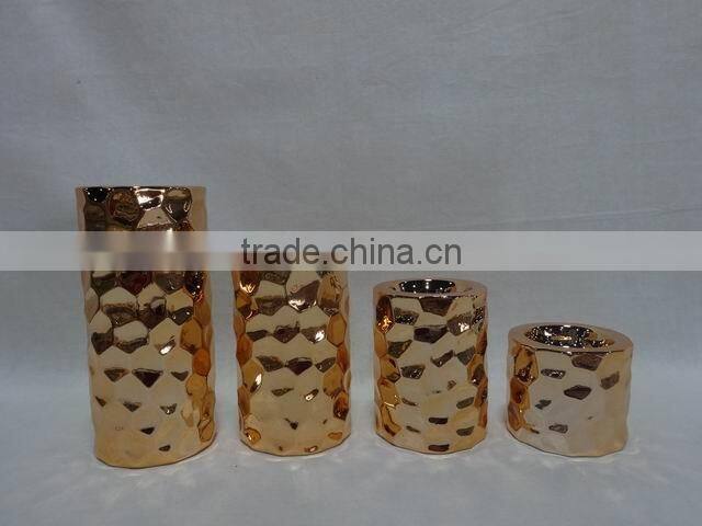 plating porcelain apple shape decorations holiday decorations