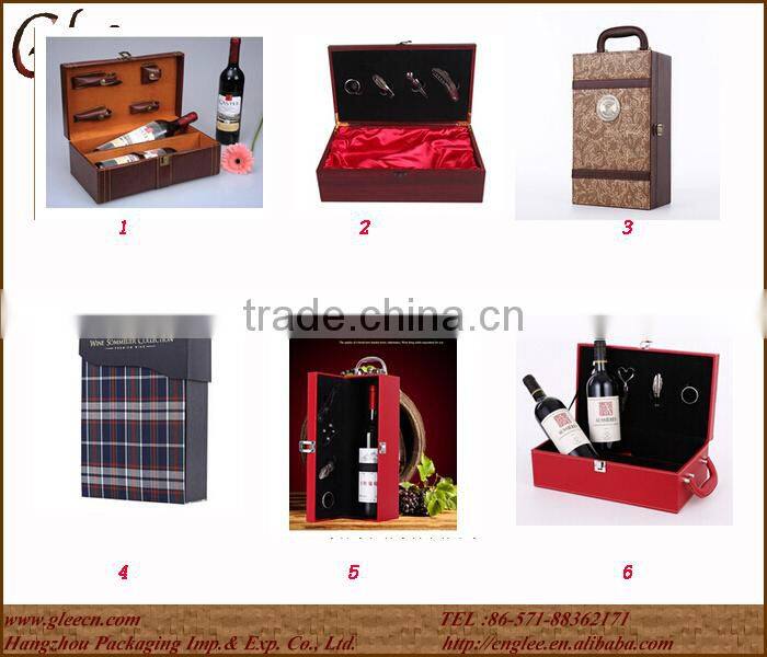 Fancy Paper Wine Box, Wooden Gift Box for Wine, Wine Bottle Gift Box