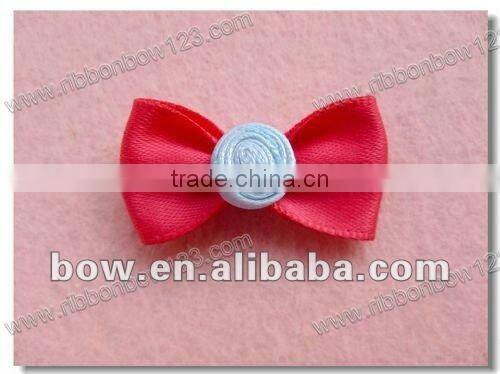 gift decorative bow with a small artificial flower