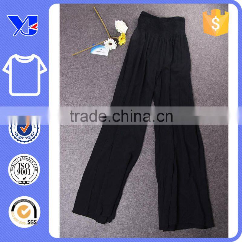 Palazzo Lounge High Waisted OEM Elegant Woman Summer Casual Llong Pants