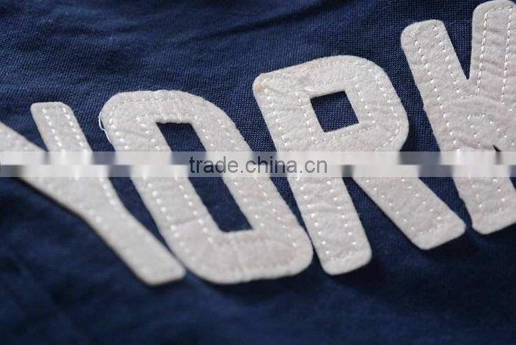 100% cotton applique men's shirt ,long sleeve shirt,Emboridery patch cut shirt