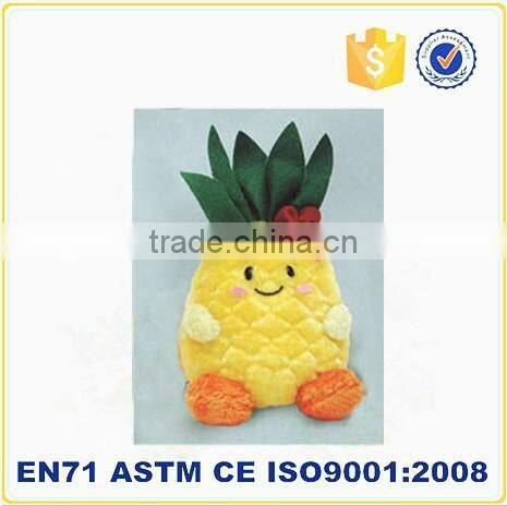 plush soft pineapple toy custom designed for wholesale