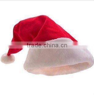 plush customized Santa Claus'cap/ christmas hat