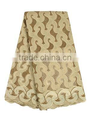 Water Soluble 2016 New Design SL0417-1 100% Cotton Swiss Voile Laces