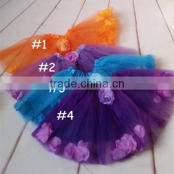 kids princess tulle tutu skirts baby girls puffy fairy tutu
