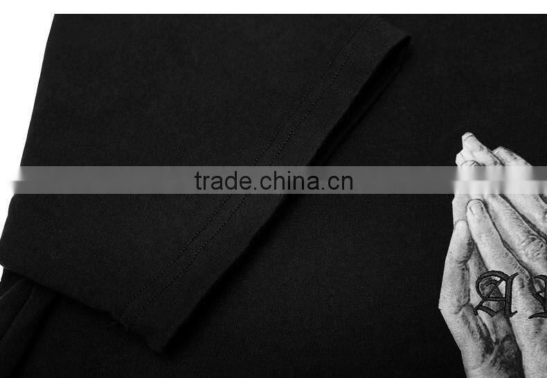 2017 New fashion design t shirt wholesale china plain t shirt custom tag