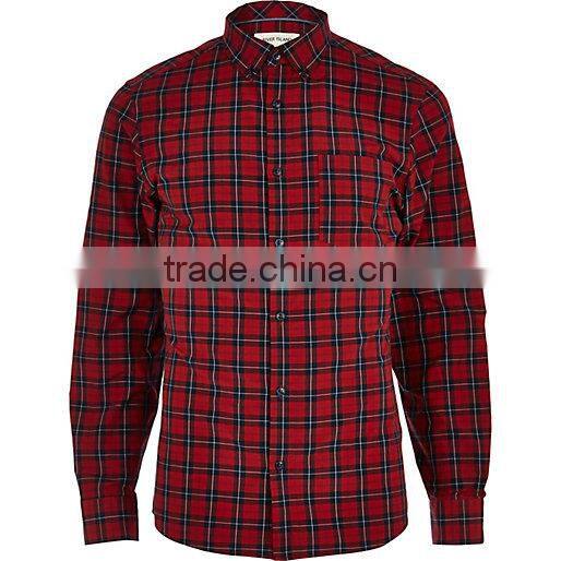 wholesale custom mens winter warm flannel plaids shirts
