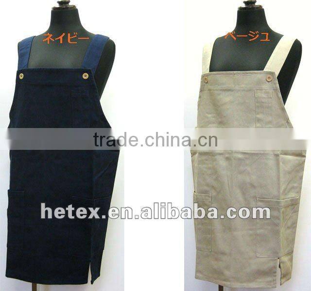Cotton long waist aprons pattern