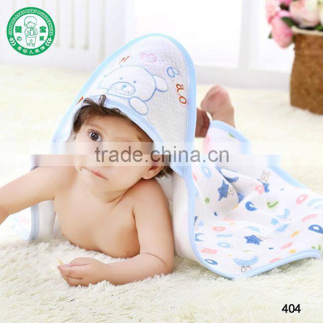 Hot sale cartoon baby hooded blanket baby towel