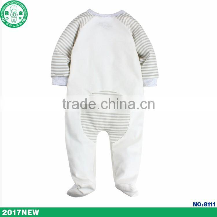 Wholesale summer combed cotton high quality low price baby romper children clothing set