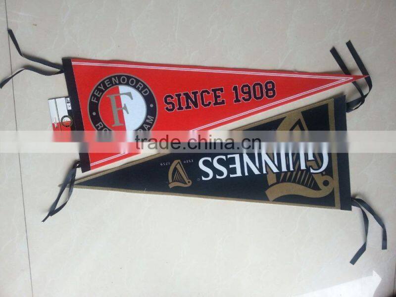 custom promotion pennant felt flag
