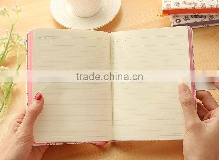 2017 B6 size PU leather cover agenda planner with clasp,custom embossed yearly planner