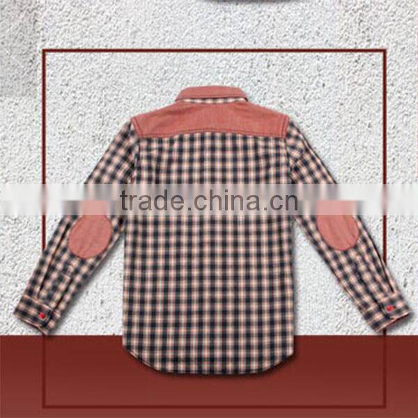 boys shirts fashion shirt kids shirt with elbow stick