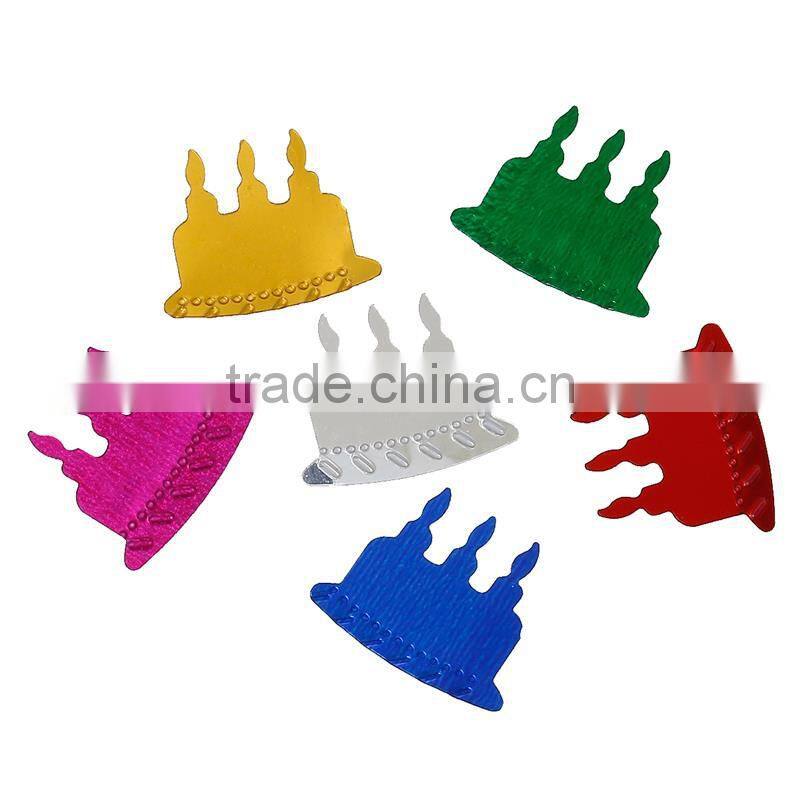 PVC Confetti Party Decoration Birthday Cake At Random