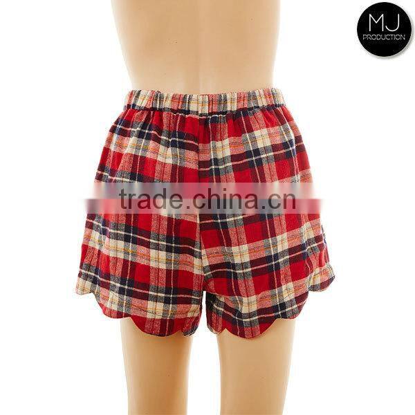 Wholesale Scallop Design Woman Pants And Trousers