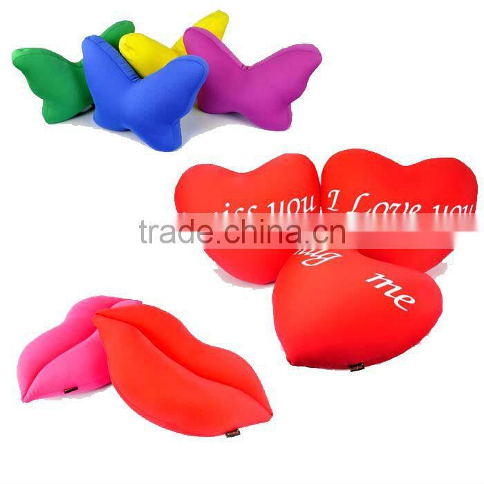 Wedding decoration heart shaped custom pillow