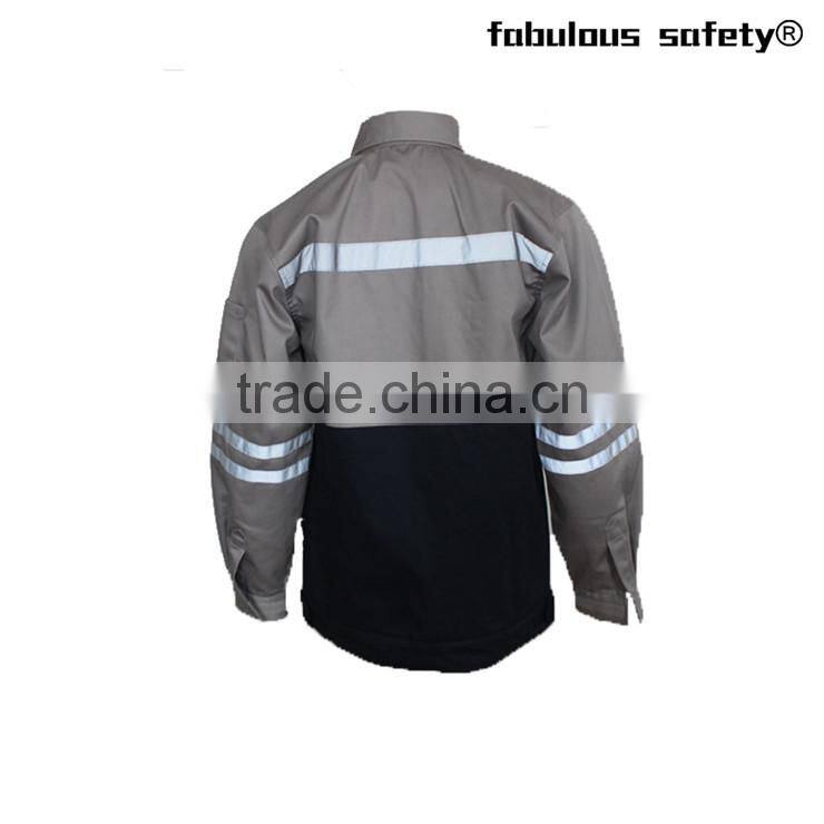 Fabric and garment factory OEM service Men's 100% cotton worker jacket