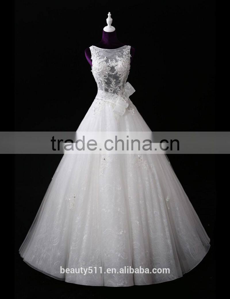 Harness sexy mermaid lace mermaid color wedding dress bridal for bride V-neck bridal dress custom made wedding dress 2017 F10901