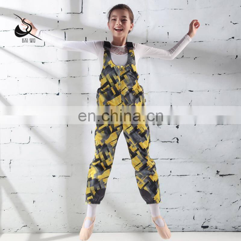 116217001 Girls Cotton Warm Dance Unitard Ballet Pants