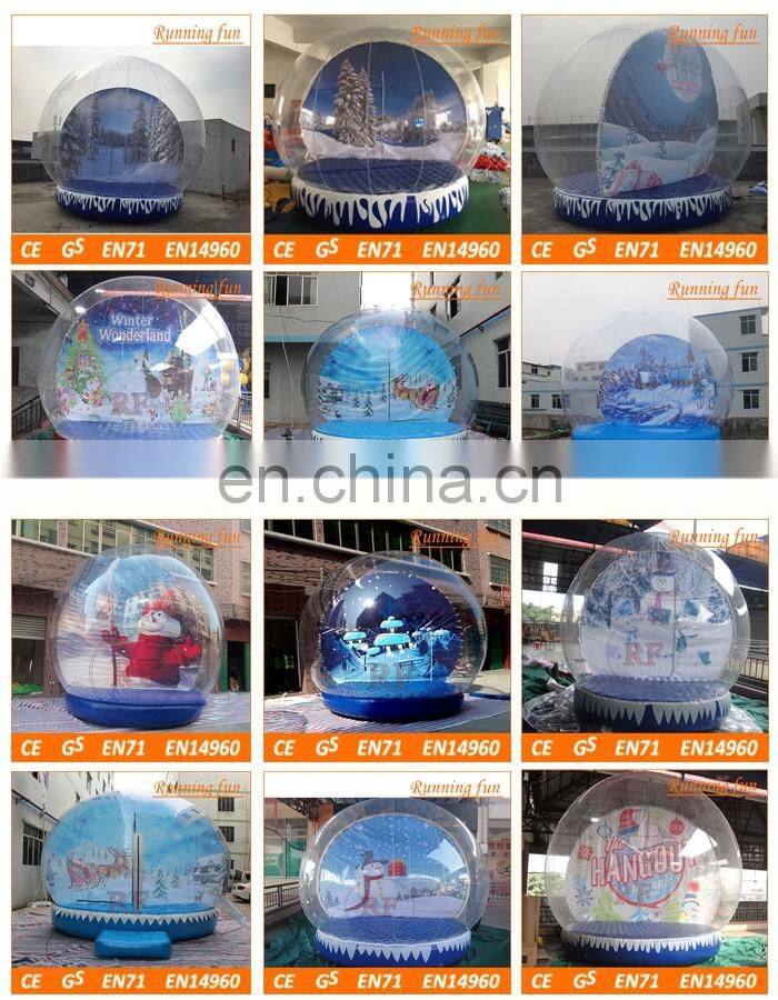 4M dia High Quality Inflatable Snow Globe, Giant snoe globe for sale