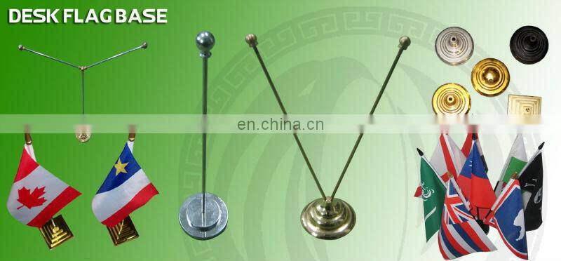 direct factory polyester printed national promotion desk table flag