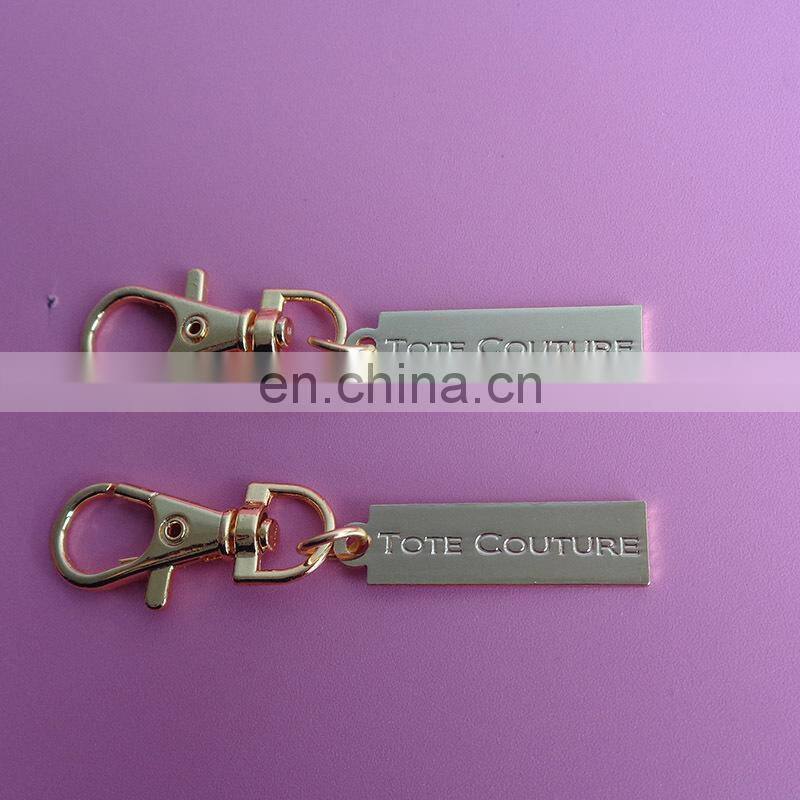 Customized double-sided 3D embossed logo rubber soft pvc zipper puller