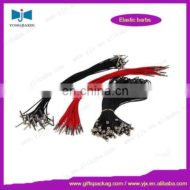 paper bag cotton rope handle with end metallic blockers(barb)