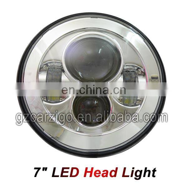 chinese supplier 30w accessories motorcycle 7 inch LED light for harley davidson motorcycles