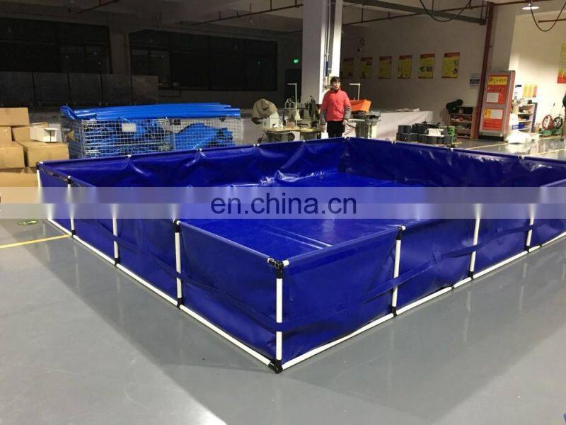 1000L Collapsible Flexible and Foldable PVC Tarpaulin Fish Farming Tank