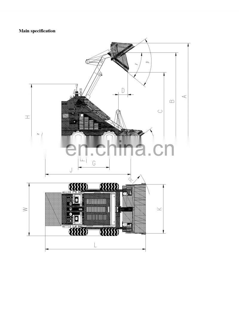 HYSOON CE Certificated mini crawler loader