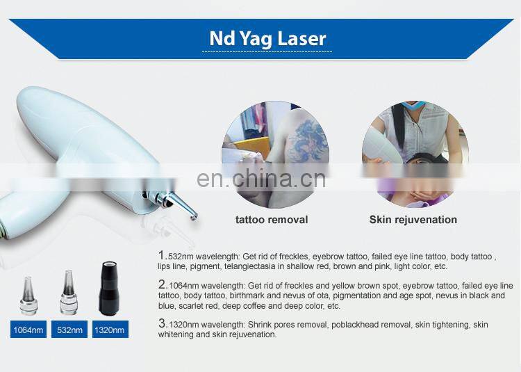 Renlang Beauty Machine Hair Removal IPL System / Tattoo Removal Nd Yag Laser / Skin Tightening RF System