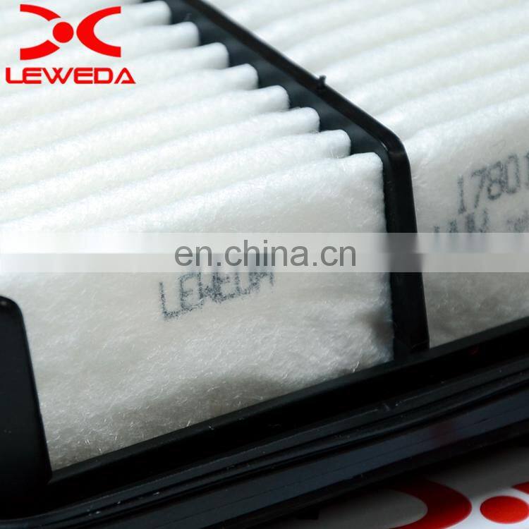 China auto parts factory price pp air filter 17801-11050 fits for Japanese car engine