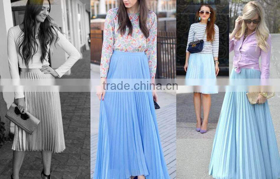 summer ladies latest long skirt design