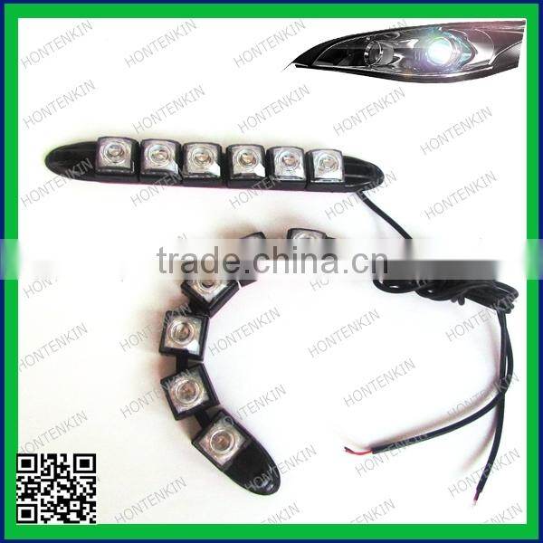 High bright 12 LED DRL 12v waterproof led lights
