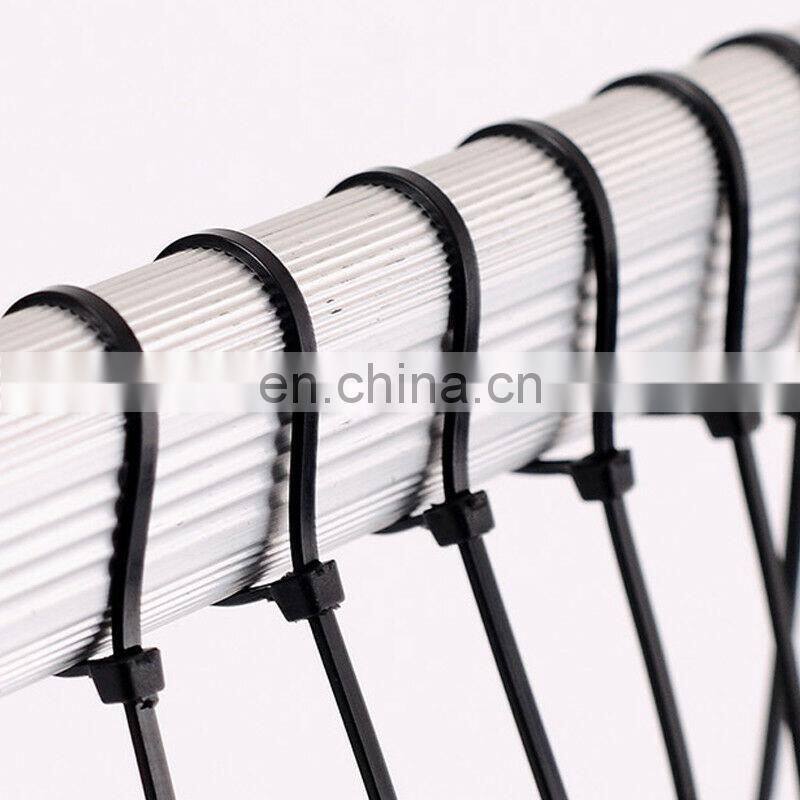 Hot Sale 3*100 4*150 5*200 8*250 10*350 6*400 12*300*400mm Nylon Plastic Cable Ties Zip Tie Self Lock