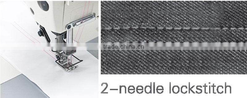 KM845 double needle lockstitch sewing machine with split needle bar gemsy sewing machine