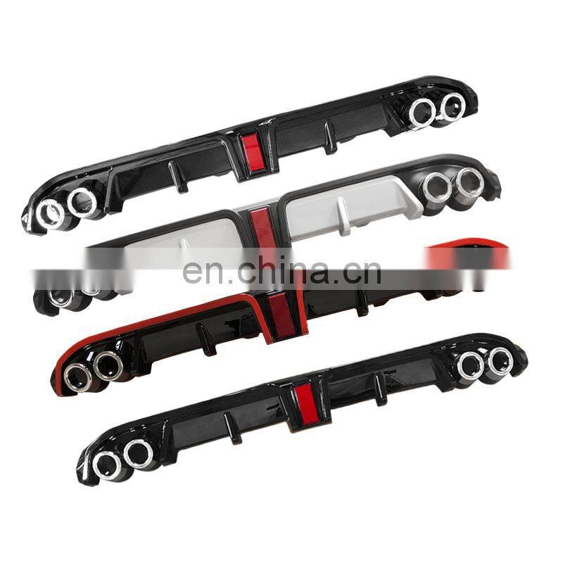 car exterior parts front lip splitter front bumper lip body kit for 19-21 Corolla rear diffuser spolier for Levin