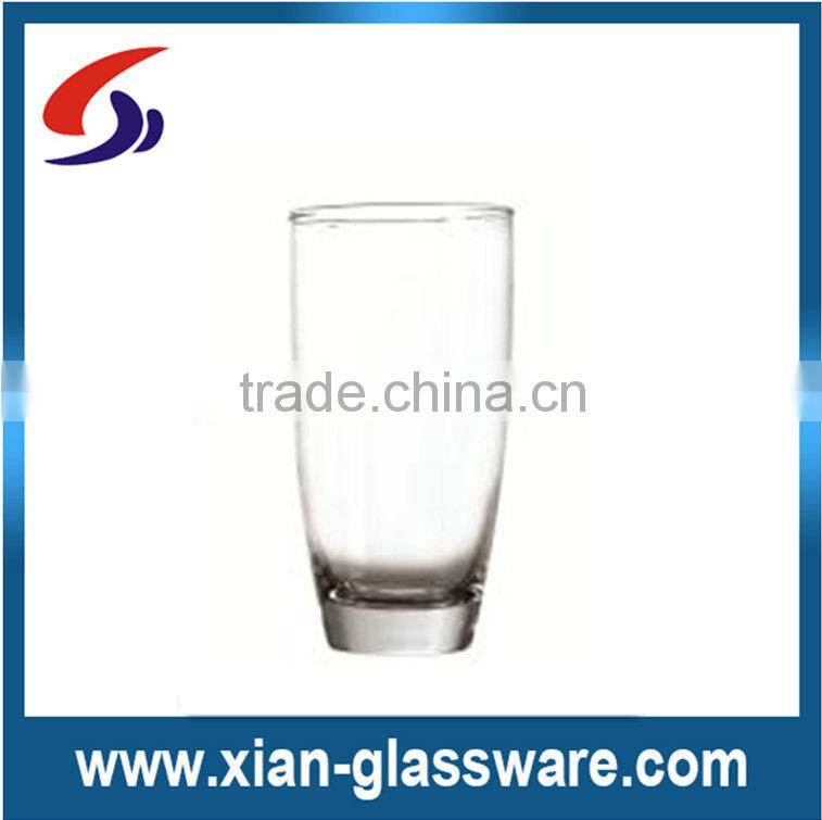 Promotional mechine blow clear glass drinking mug for wholesale