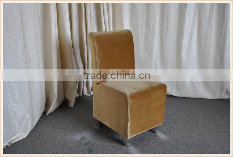 wood legs with fabric dining chairs