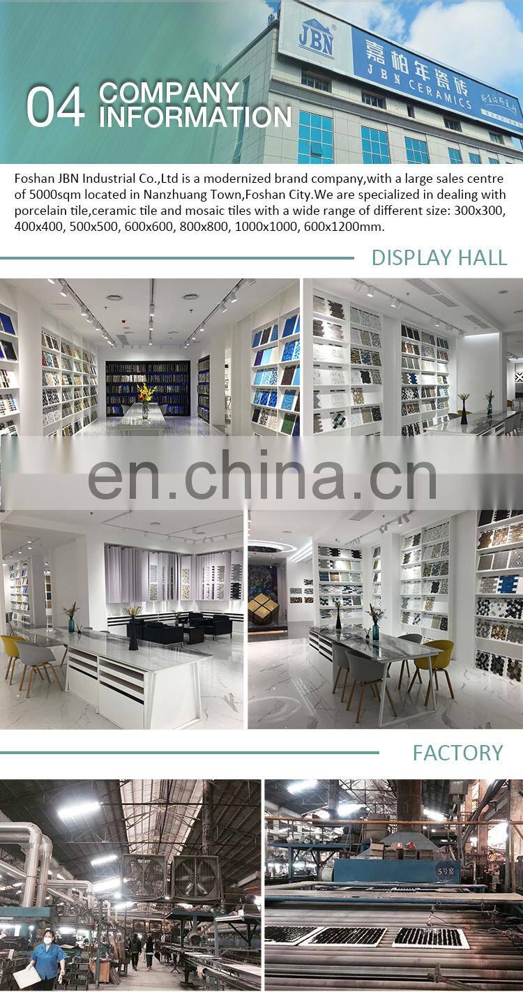 irregular shape gold marble ceramic mosaic C655043