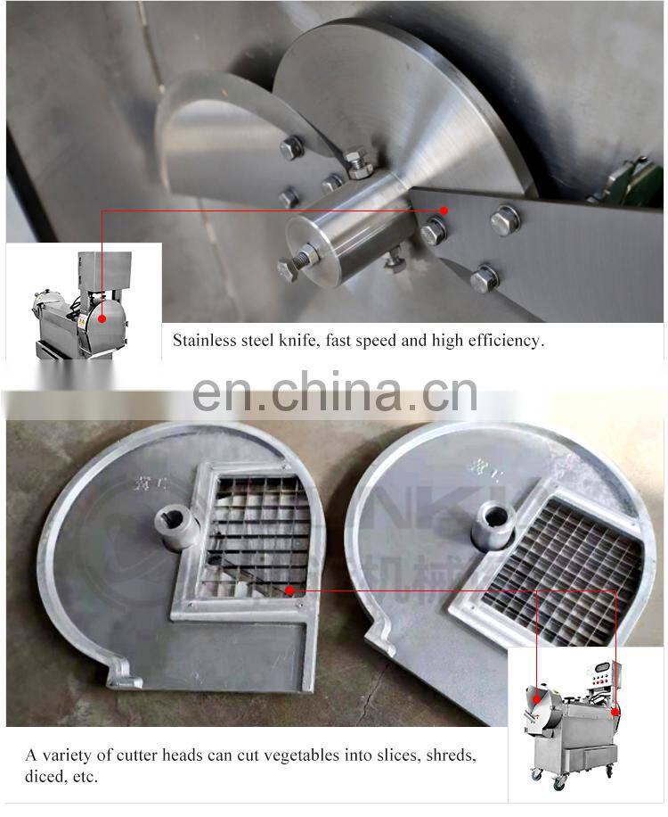 Stainless steel multi-function vegetable cutter /Automatic potato onion cutting machine / lettuce cutter