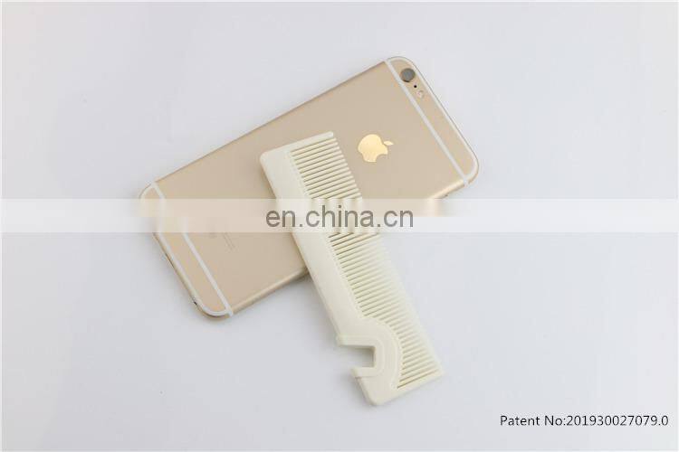 Biodegradable ECO high quality comb manufacturer gift customized salon hair Comb